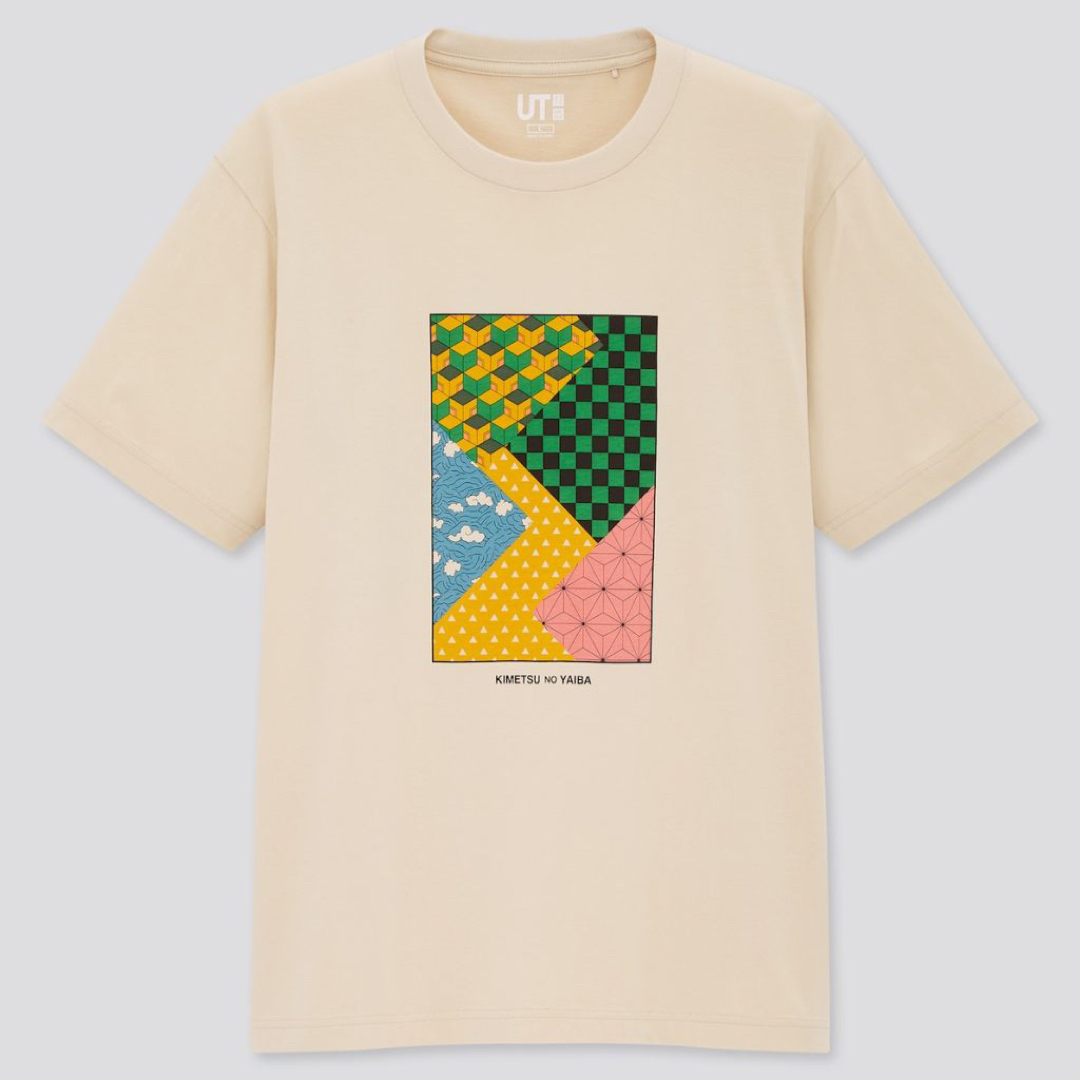 GU(ジーユー)の鬼滅の刃 GUコラボTシャツ ホワイト レディースのトップス(Tシャツ(半袖/袖なし))の商品写真