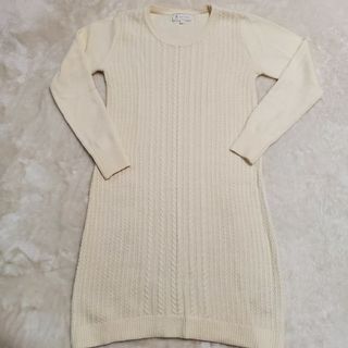 ロペピクニック(Rope' Picnic)のロペピクニック　ニットワンピース　オフホワイト　size38(ニット/セーター)