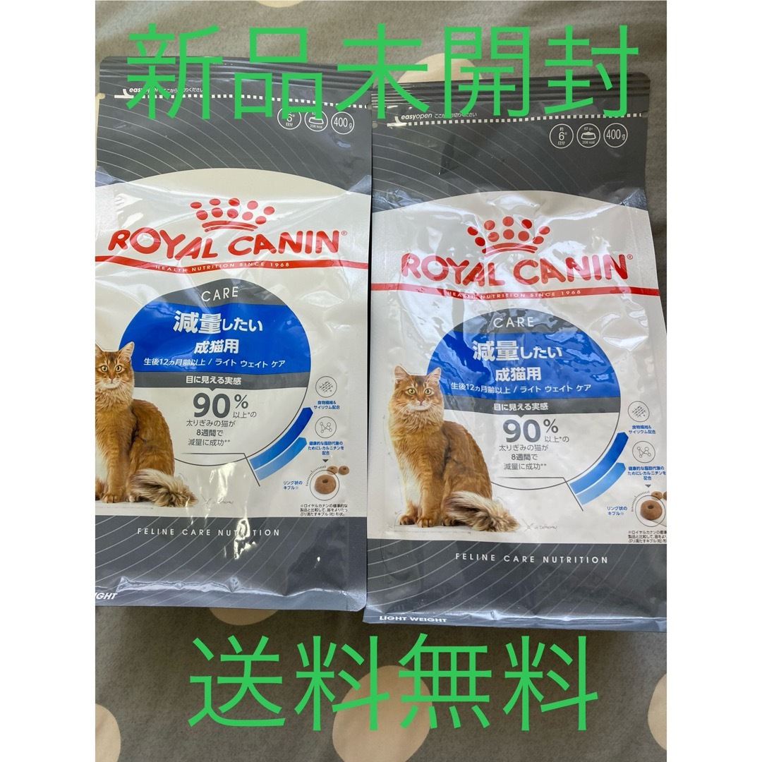 ROYAL CANIN(ロイヤルカナン)のロイヤルカナン ライトウェイトケア 減量したい成猫用 400g 2セット その他のペット用品(ペットフード)の商品写真