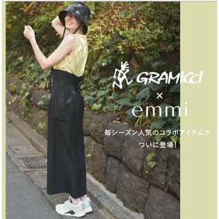 エミ(emmi)のGRAMICCI×emmi / SKIRT Sサイズ黒(ロングワンピース/マキシワンピース)