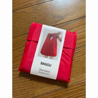 BAGGU スタンダード　エコバック　レッド　赤　無地　バック(エコバッグ)