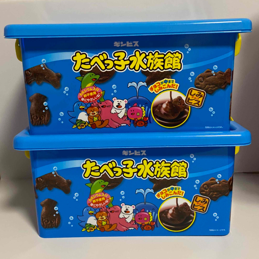 ギンビス - たべっ子水族館☆お菓子コンテナの通販 by ギンビス - たべっ子水族館☆お菓子コンテナの通販 by