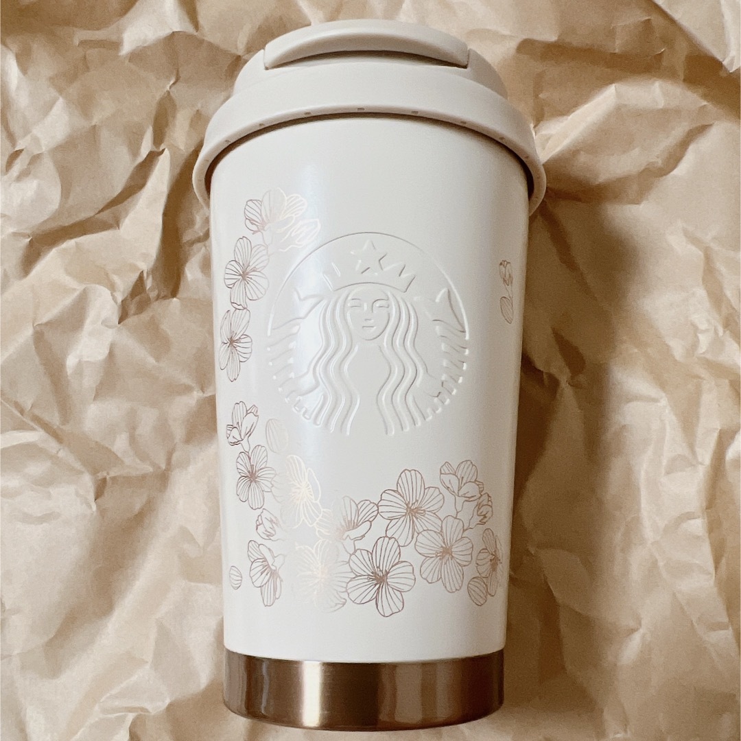 Starbucks(スターバックス)のスターバックス SAKURA2024 ステンレス TOGOタンブラー グレース インテリア/住まい/日用品のキッチン/食器(タンブラー)の商品写真