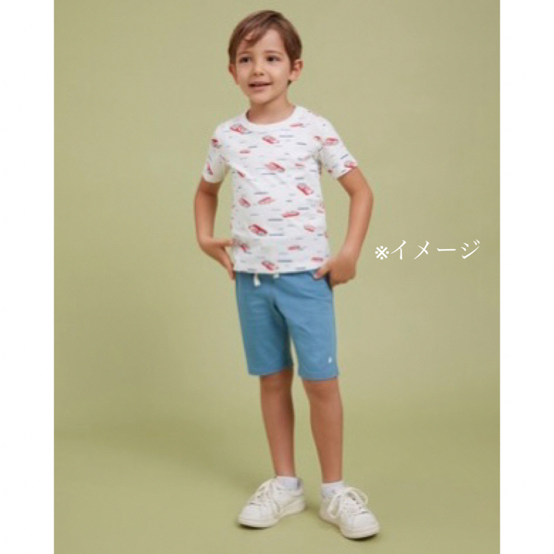 PETIT BATEAU(プチバトー)の新品 プチバトー 4ans カラーバミューダパンツ キッズ/ベビー/マタニティのキッズ服男の子用(90cm~)(パンツ/スパッツ)の商品写真