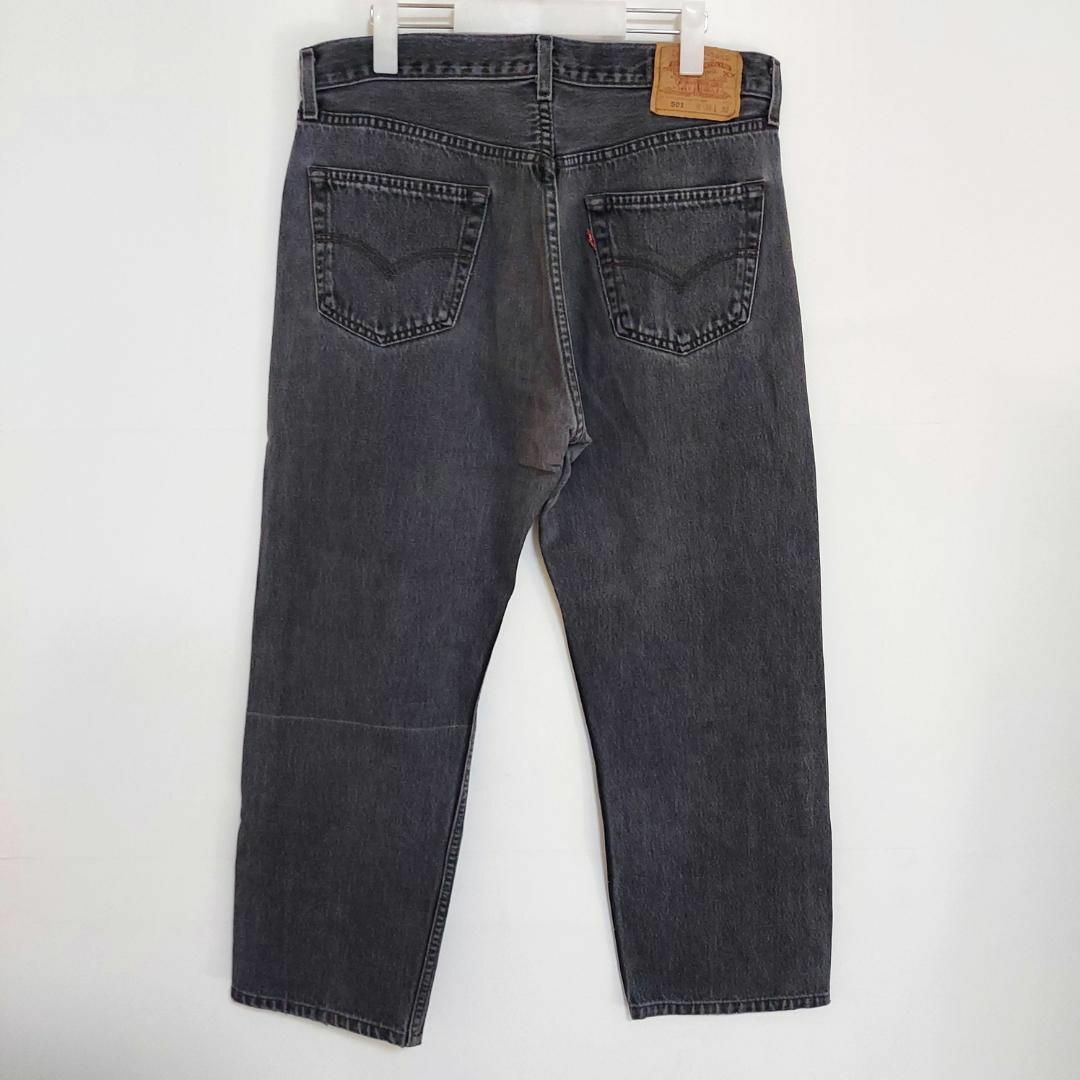 リーバイス501 Levis W36 ブラックデニムパンツ 黒 90s 8363 リーバイス501 Levis W36 ブラックデニムパンツ 黒 90s 8363