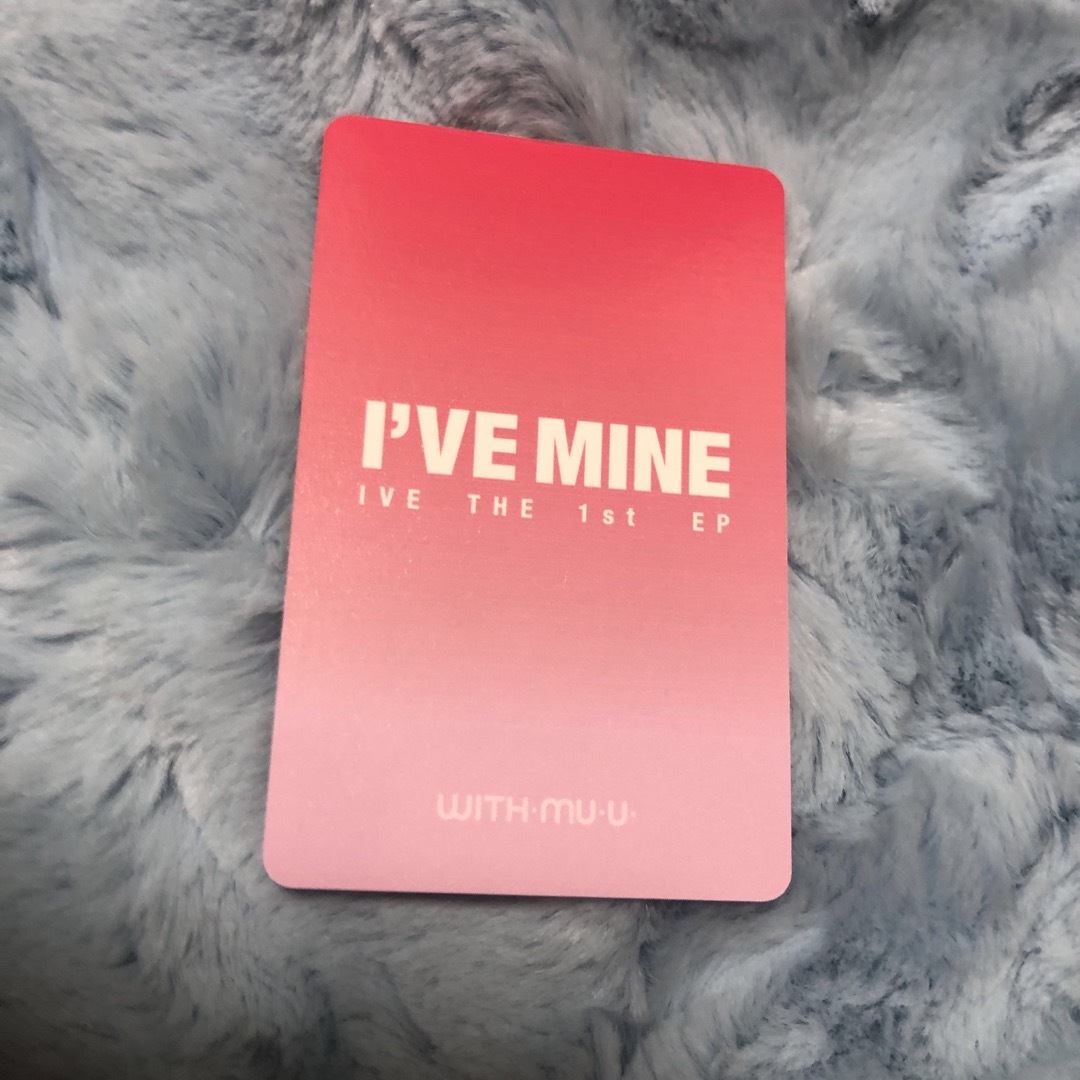 IVE MINE withmuu ラキドロ 特典 トレカ  ウォニョン エンタメ/ホビーのCD(K-POP/アジア)の商品写真