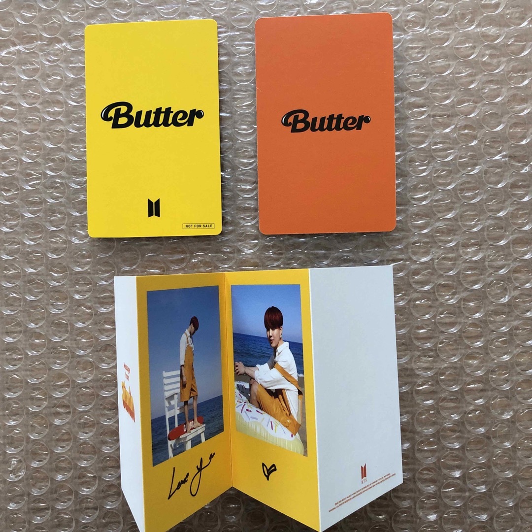 防弾少年団(BTS)(ボウダンショウネンダン)のBTS  Butter  ジミン　トレカ エンタメ/ホビーのCD(K-POP/アジア)の商品写真