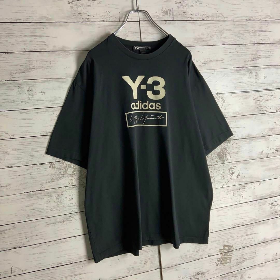 Y-3(ワイスリー)の9017【人気XLサイズ】Y-3☆ビッグロゴ即完売モデルtシャツ　入手困難　美品 メンズのトップス(Tシャツ/カットソー(半袖/袖なし))の商品写真