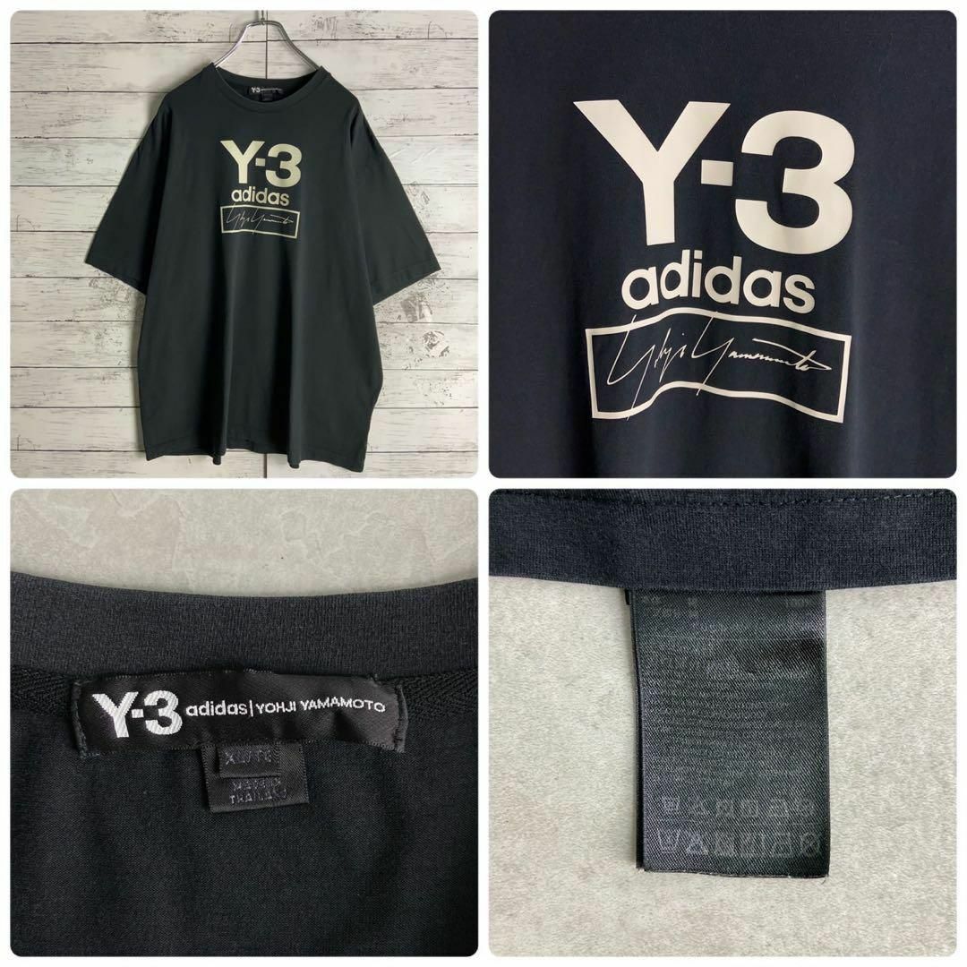 Y-3(ワイスリー)の9017【人気XLサイズ】Y-3☆ビッグロゴ即完売モデルtシャツ　入手困難　美品 メンズのトップス(Tシャツ/カットソー(半袖/袖なし))の商品写真