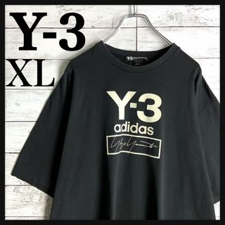 ワイスリー(Y-3)の9017【人気XLサイズ】Y-3☆ビッグロゴ即完売モデルtシャツ　入手困難　美品(Tシャツ/カットソー(半袖/袖なし))