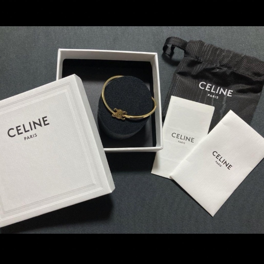 celine(セリーヌ)のCELINEセリーヌ　トリオンフ アーティキュレート ブレスレット レディースのアクセサリー(ブレスレット/バングル)の商品写真