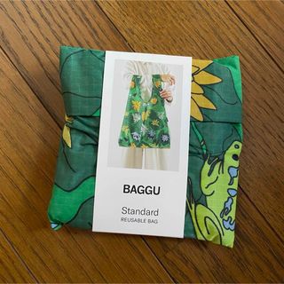 BAGGU STANDARD エコバック　ロータス　フロッグ　カエル　グリーン(エコバッグ)