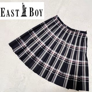 イーストボーイ(EASTBOY)のEASTBOY  イーストボーイ タータンチェック プリーツスカート 11号(ひざ丈スカート)