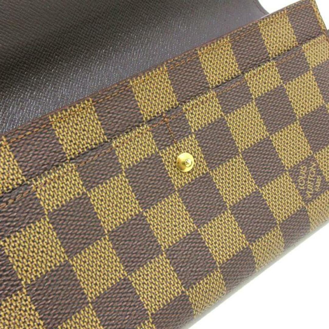 LOUIS VUITTON(ルイヴィトン)のルイヴィトン 長財布 ダミエ  N61725 レディースのファッション小物(財布)の商品写真