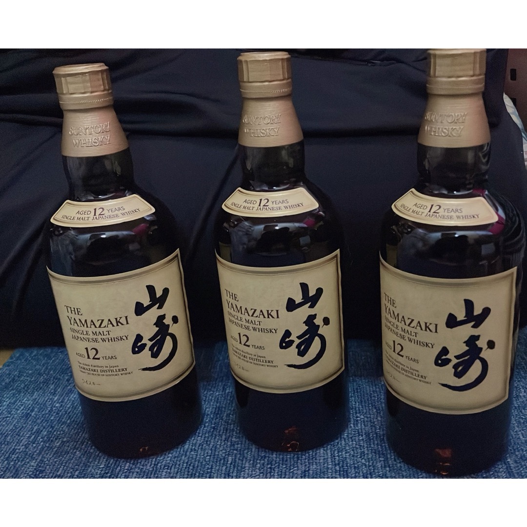 サントリー(サントリー)の山崎12年♡2本セット&即決おまけウイスキー付 食品/飲料/酒の酒(ウイスキー)の商品写真