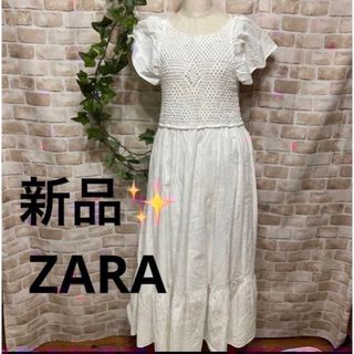 ザラ(ZARA)の感謝sale❤️752❤️新品✨ZARA⑯❤️ゆったり＆可愛いワンピース(ロングワンピース/マキシワンピース)