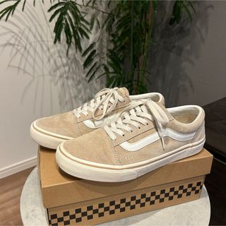 オールドスクール(OLD SKOOL（VANS）)の【美品】VANS スエード OLD SKOOL ベージュ(スニーカー)