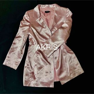AKRIS - AKRIS シルクジャケット