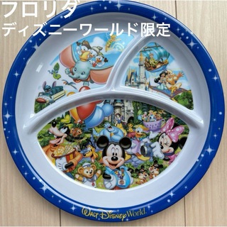ディズニー(Disney)の【ディズニー】アメリカ フロリダ ディズニーワールド 子供  プレート 皿(食器)