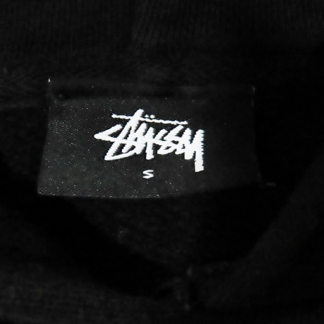 STUSSY(ステューシー)のステューシー バックロゴプリント プルオーバー パーカー トップス ブラック メンズのトップス(パーカー)の商品写真