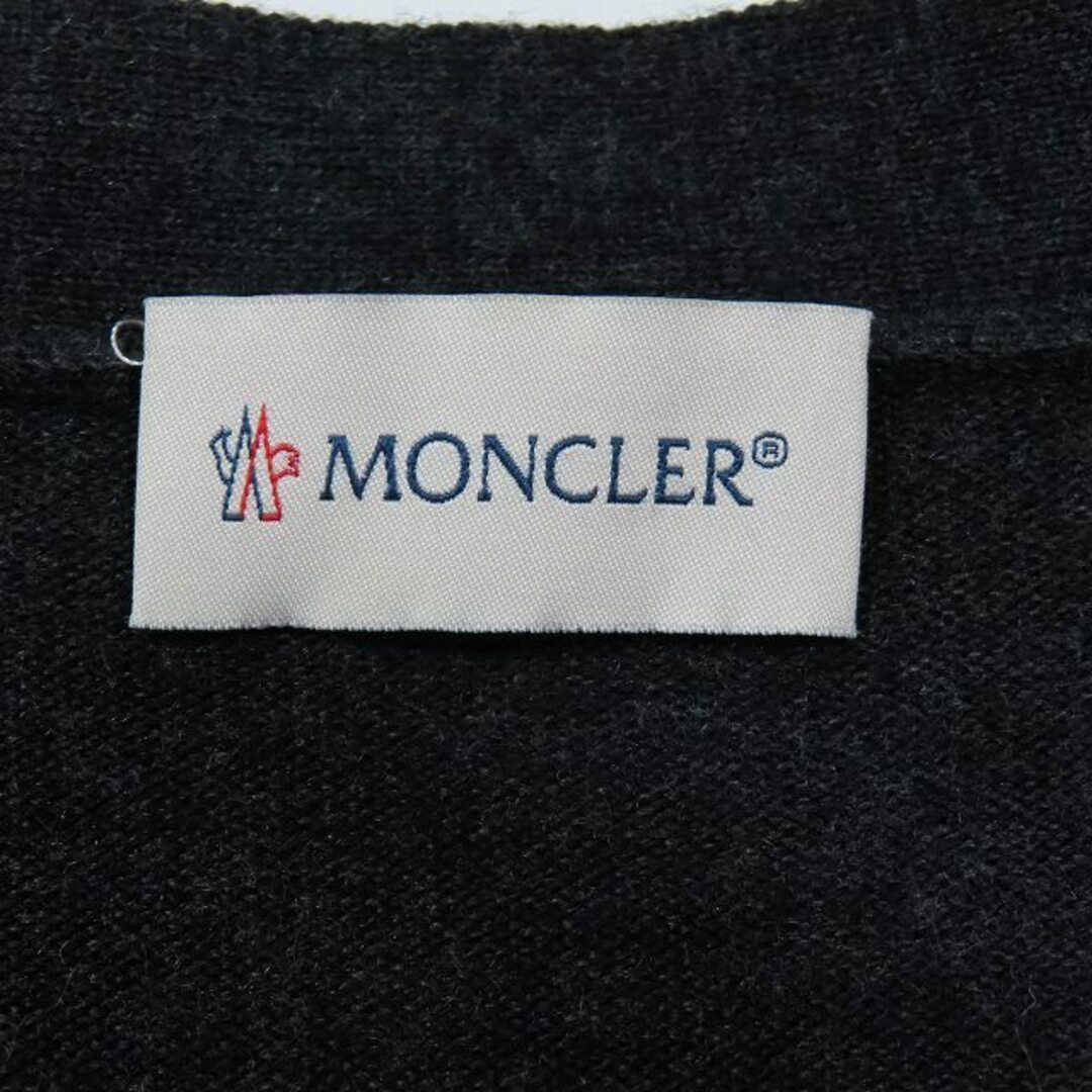 MONCLER(モンクレール)の美品 モンクレール MONCLER ナイロン切替 ウール カーディガン トップス メンズのトップス(カーディガン)の商品写真