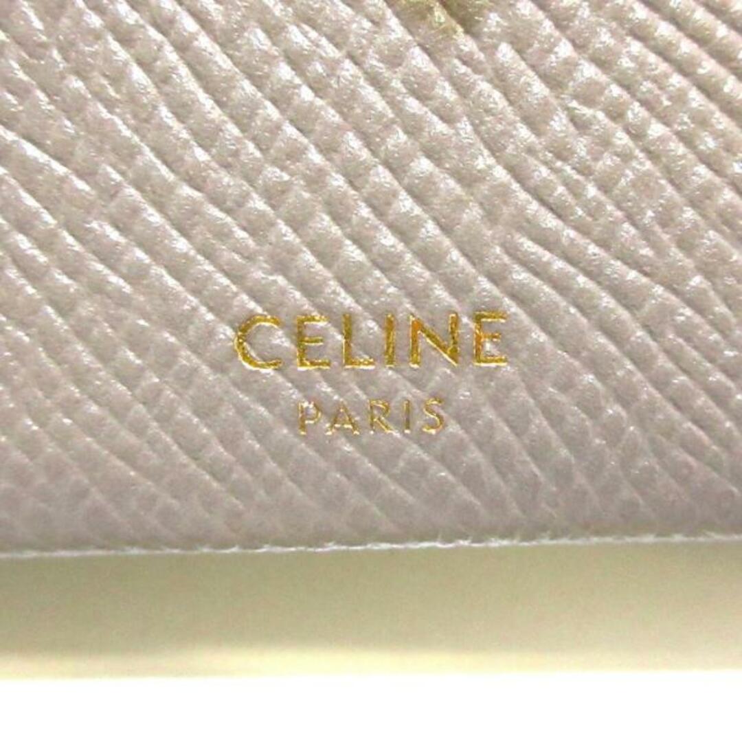 celine(セリーヌ)のセリーヌ カードケース美品  グレージュ レディースのファッション小物(名刺入れ/定期入れ)の商品写真