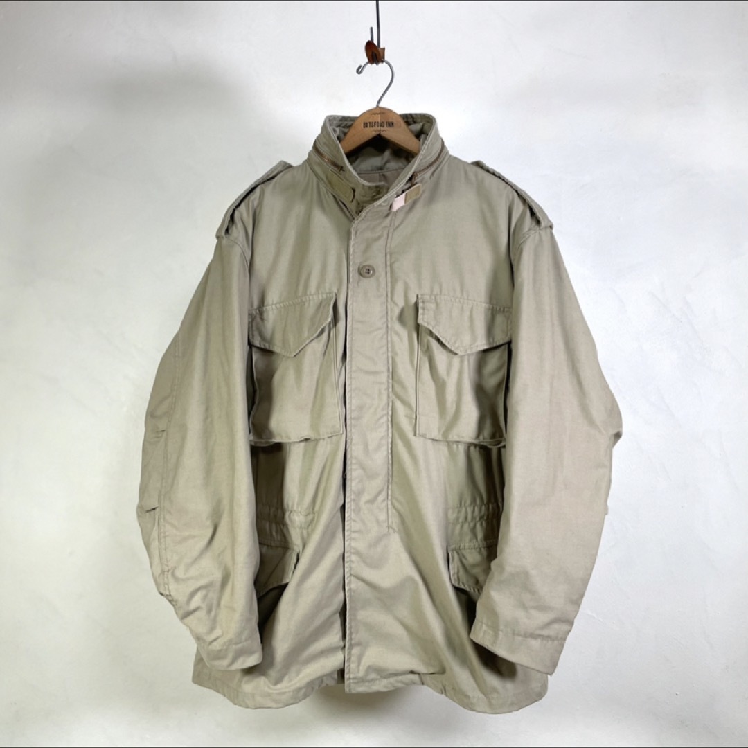 ALPHA INDUSTRIES(アルファインダストリーズ)のUSA製 alpha社 m-65 field jacket カーキ large メンズのジャケット/アウター(ミリタリージャケット)の商品写真