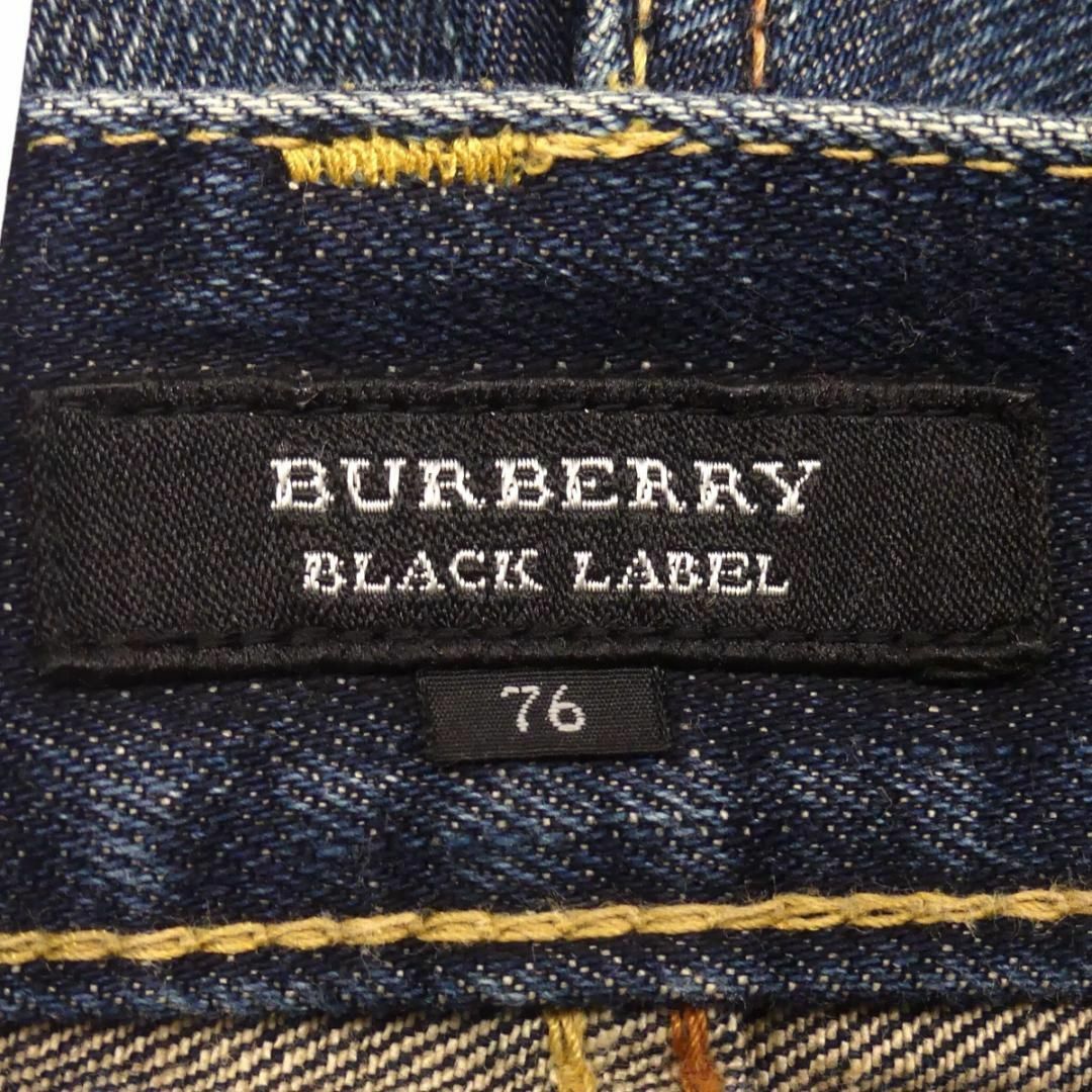 BURBERRY BLACK LABEL(バーバリーブラックレーベル)の廃盤 バーバリーブラックレーベル ジーンズ デニム ノバチェック 刺繍JJ857 メンズのパンツ(デニム/ジーンズ)の商品写真