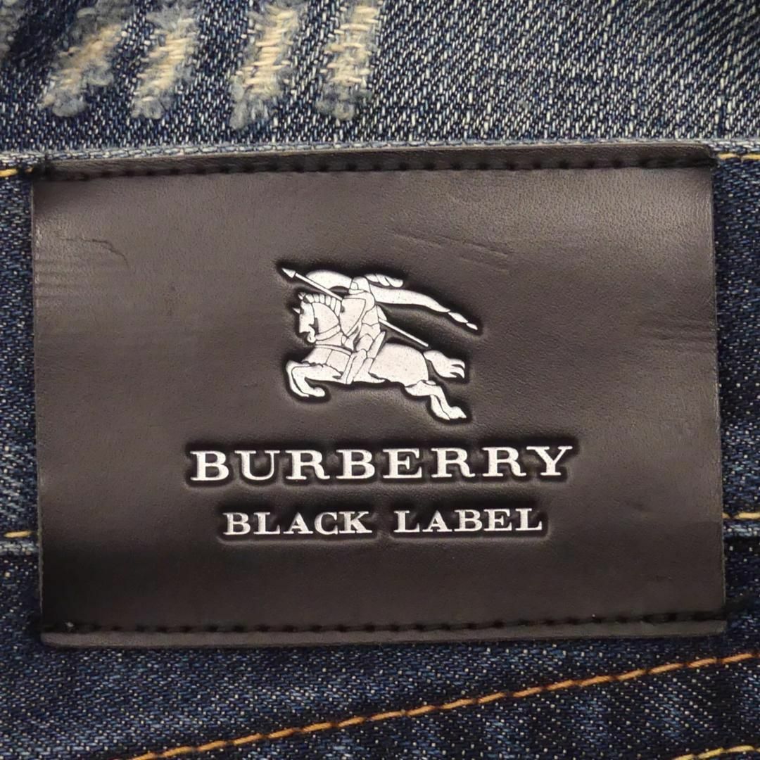 BURBERRY BLACK LABEL(バーバリーブラックレーベル)の廃盤 バーバリーブラックレーベル ジーンズ デニム ノバチェック 刺繍JJ857 メンズのパンツ(デニム/ジーンズ)の商品写真