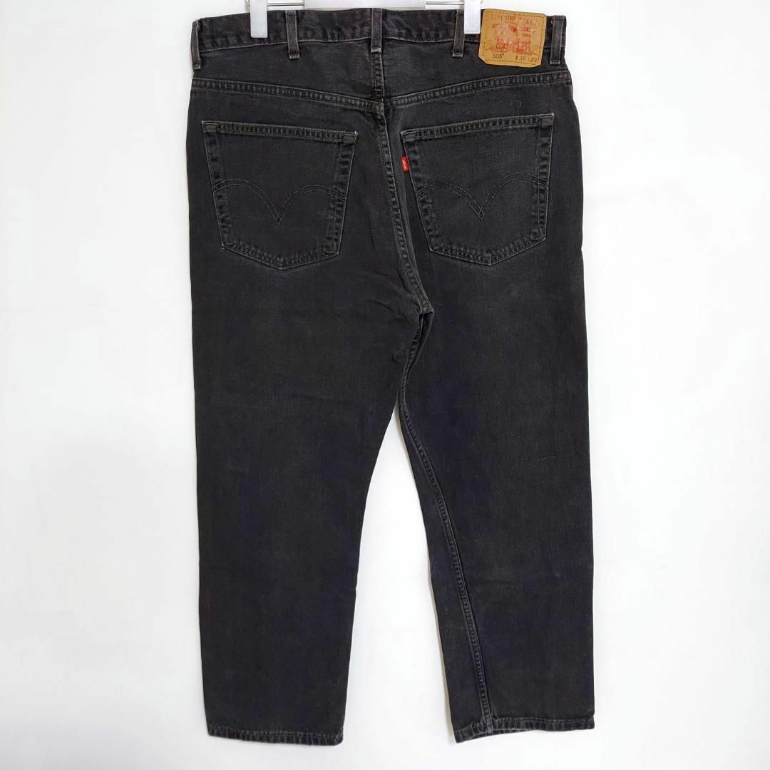 Levi's(リーバイス)のリーバイス505 W38 ブラックデニム 黒 カナダ製 00s パンツ 8423 メンズのパンツ(デニム/ジーンズ)の商品写真