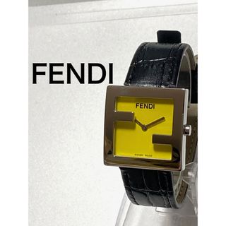 フェンディ(FENDI)の超美品！　FENDI フェンディ　電池&ベルト新品　男女兼用サイズ　腕時計(腕時計)