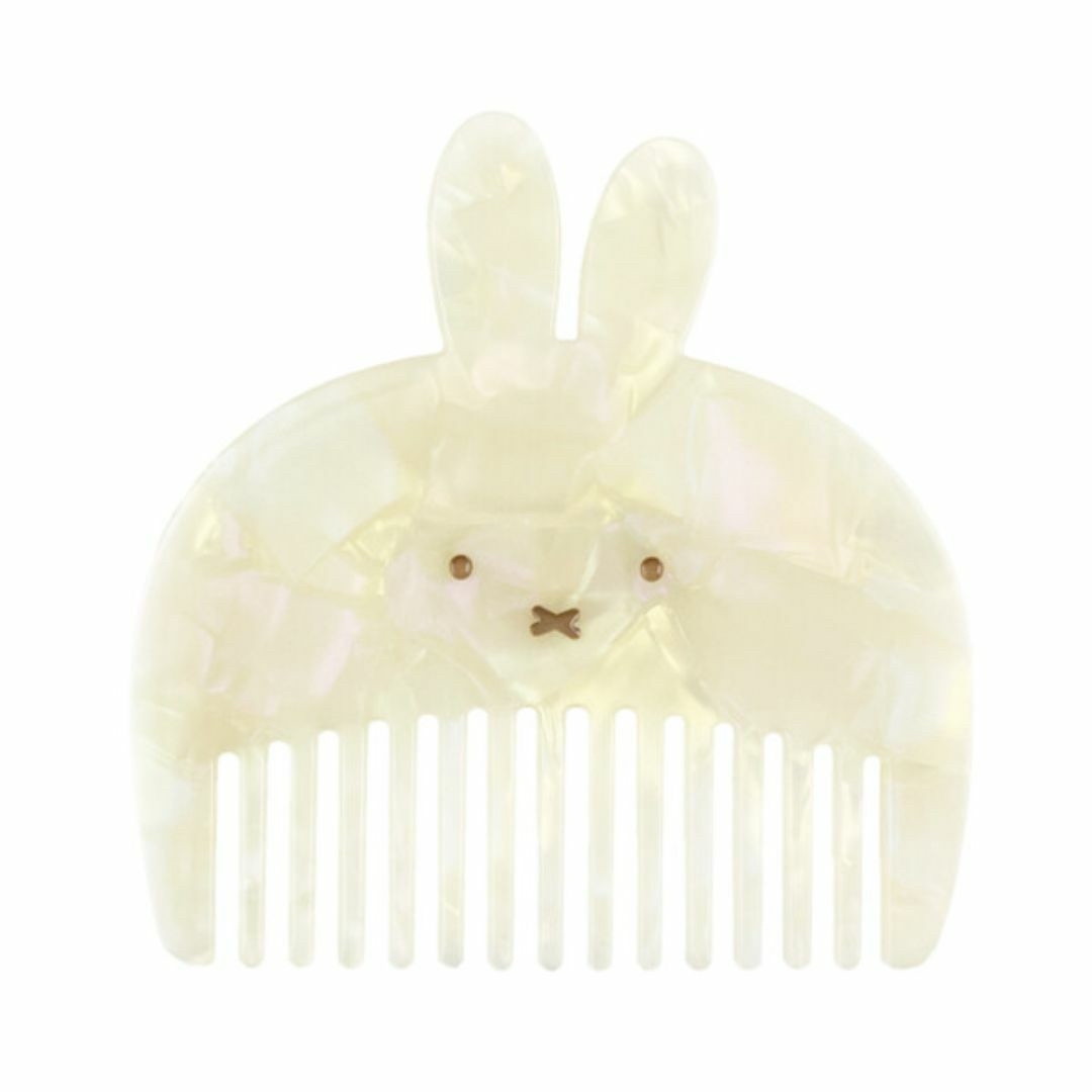 miffy(ミッフィー)のミッフィー ダイカット コーム くし 櫛 ヘアブラシ コスメ/美容のヘアケア/スタイリング(ヘアブラシ/クシ)の商品写真