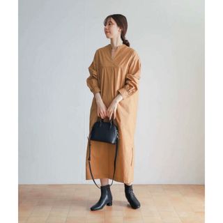 ビューティアンドユースユナイテッドアローズ(BEAUTY&YOUTH UNITED ARROWS)のユナイテッドアローズドアローズ　ロングワンピース　シャツ　コットン(ロングワンピース/マキシワンピース)