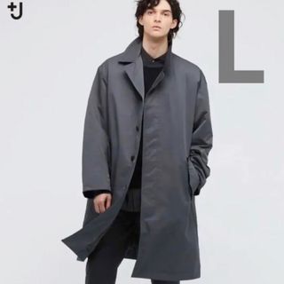 ユニクロ(UNIQLO)の【美品】+J パデッドオーバーサイズステンカラーコート(ステンカラーコート)