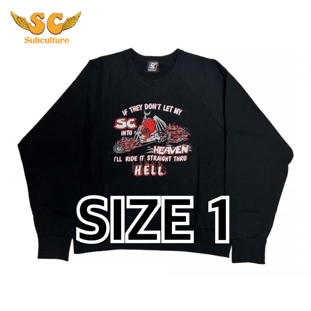 サブカルチャーSC SUBCULTURE スウェット BLACK キムタク着用 サブカルチャーSC SUBCULTURE スウェット BLACK キムタク着用