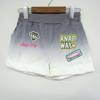 アナップ(ANAP)のアナップ ショートパンツ グラデーション アナップウェイ 未使用品 キッズ 女の子用 150サイズ グレー ANAP(パンツ/スパッツ)