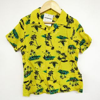 ブランシェス(Branshes)のブランシェス 半袖シャツ アロハシャツ 未使用品 キッズ 男の子用 120サイズ イエロー BRANSHES(その他)