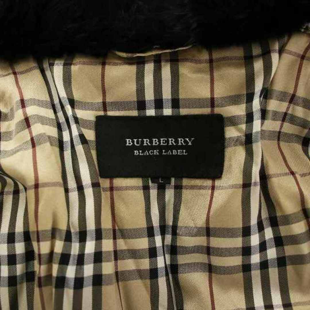 BURBERRY BLACK LABEL(バーバリーブラックレーベル)のバーバリーブラックレーベル キルティング ダウンジャケット L 黒 レディースのジャケット/アウター(ダウンジャケット)の商品写真