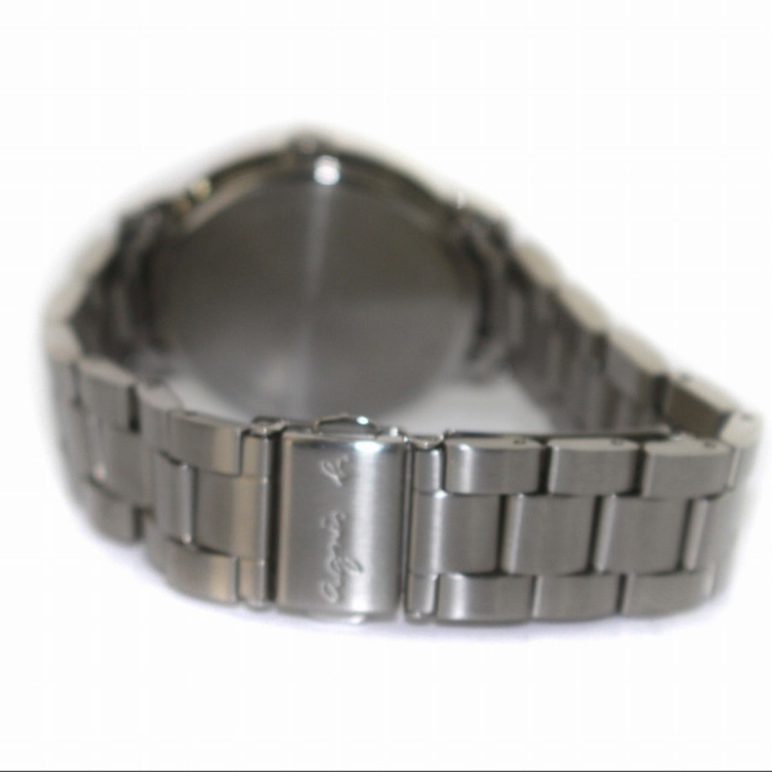 agnes b.(アニエスベー)のアニエスベー 腕時計 クォーツ 世界地図 シルバー色 V33J-0010 レディースのファッション小物(腕時計)の商品写真