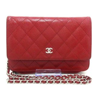 シャネル(CHANEL)のCHANEL(シャネル) 財布 マトラッセ レッド(財布)