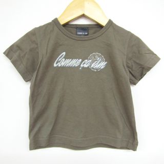 コムサイズム(COMME CA ISM)のコムサイズム 半袖Tシャツ ロゴT 未使用品 ベビー 男の子用 80サイズ カーキ COMME CA ISM(Ｔシャツ)