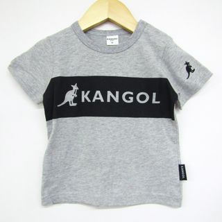 KANGOL - カンゴール 半袖Tシャツ ロゴT 肩スナップ 未使用品 ベビー 男の子用 90サイズ グレー KANGOL