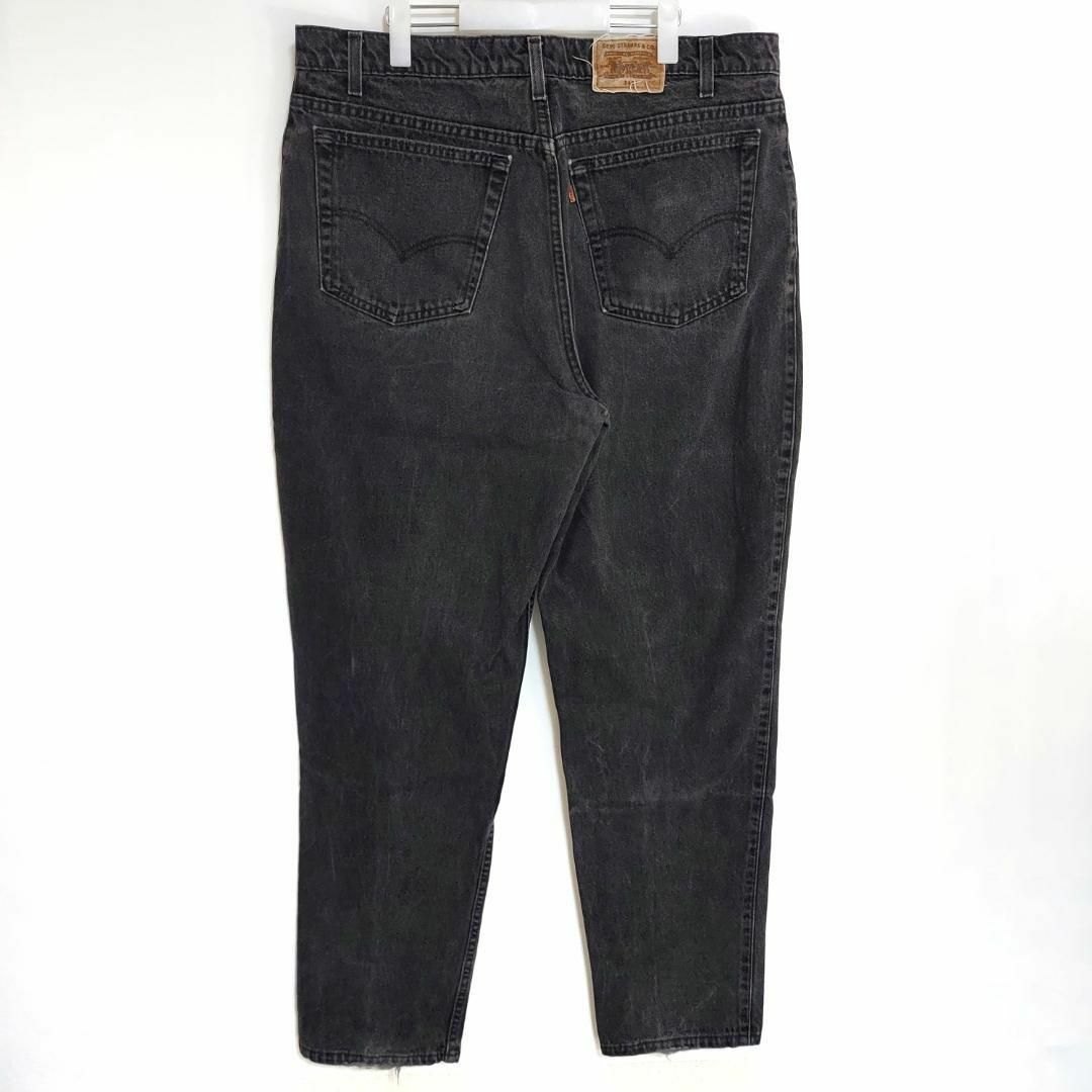 Levi's(リーバイス)のリーバイス545 W40 ブラックデニム 黒 USA製 90s パンツ 8372 メンズのパンツ(デニム/ジーンズ)の商品写真