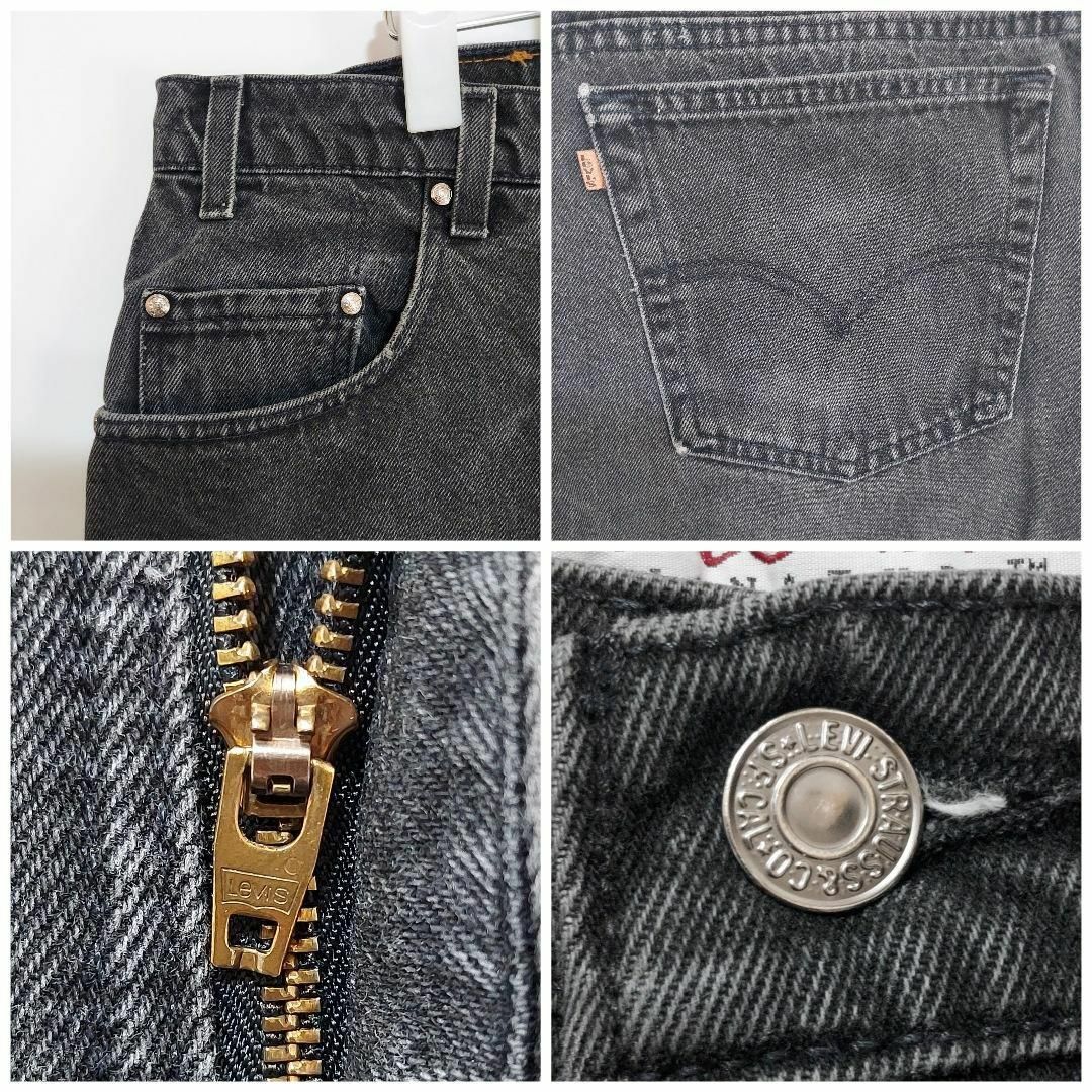 Levi's(リーバイス)のリーバイス545 W40 ブラックデニム 黒 USA製 90s パンツ 8372 メンズのパンツ(デニム/ジーンズ)の商品写真