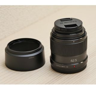 パナソニック(Panasonic)のPanasonic　42.5mm F1.7単焦点レンズ＋保護フィルター(レンズ(単焦点))