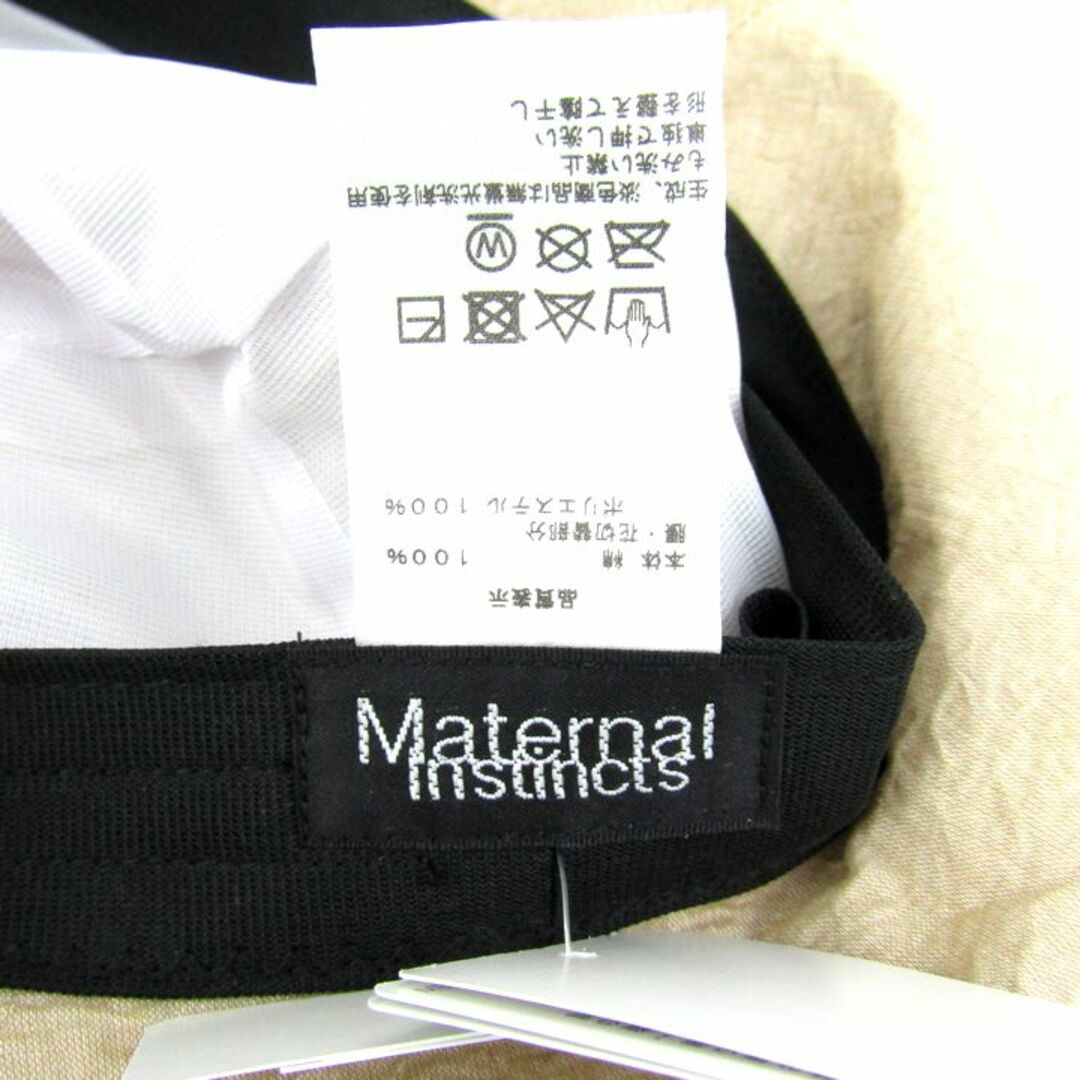 マターナルインティンクツ ハット 未使用 フラワーモチーフ 綿100％ ブランド 帽子 レディース ベージュ Maternal Instincts レディースの帽子(ハット)の商品写真