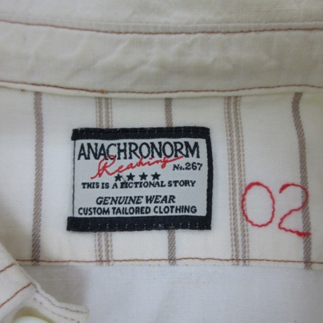 anachronorm(アナクロノーム)のアナクロノーム anachronorm シャツ 長袖 サビ加工 汚し加工 メンズのトップス(シャツ)の商品写真