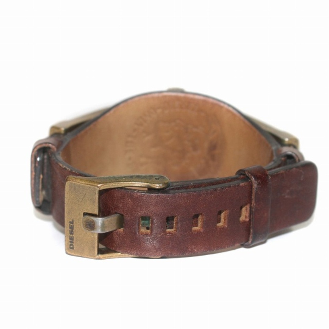 DIESEL(ディーゼル)のディーゼル 腕時計 ウォッチ クォーツ ベルトレザー ゴールド色 DZ-5060 レディースのファッション小物(腕時計)の商品写真