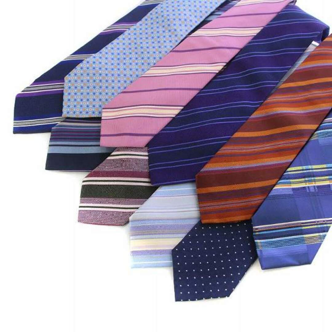 ETRO(エトロ)のETRO ネクタイ 10本まとめ レギュラータイ ストライプ 総柄 絹 シルク メンズのファッション小物(ネクタイ)の商品写真
