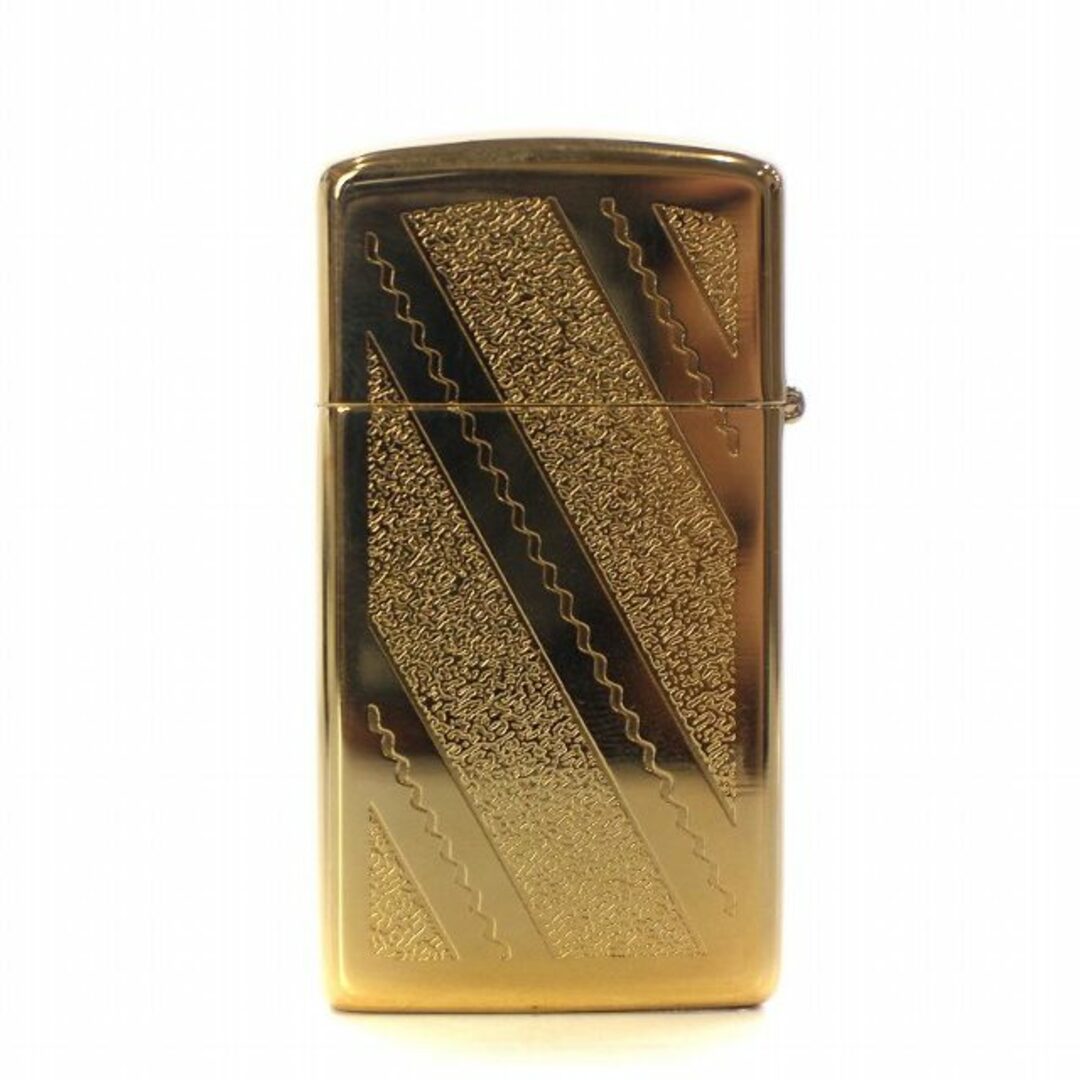 ZIPPO(ジッポー)のジッポー 92年製 タバコ オイルライター 火花確認済み ゴールドカラー エンタメ/ホビーのコレクション(その他)の商品写真